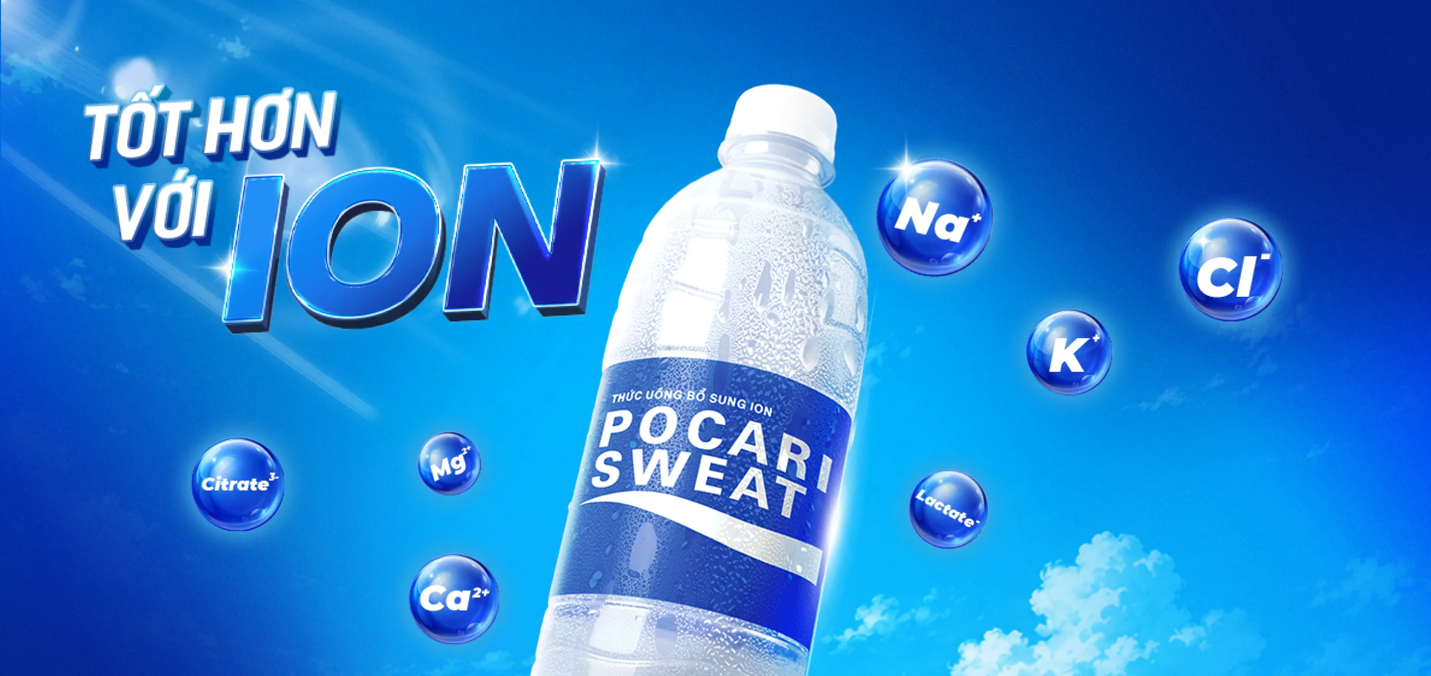 Pocari Sweat đồng hành bù nước mỗi ngày